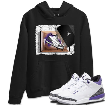 Jordan 3 Dark Iris Sneaker Match Tees New Kicks Sneaker Tees Jordan 3 Dark Iris Sneaker Release Tees Unisex Shirts