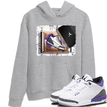 Jordan 3 Dark Iris Sneaker Match Tees New Kicks Sneaker Tees Jordan 3 Dark Iris Sneaker Release Tees Unisex Shirts