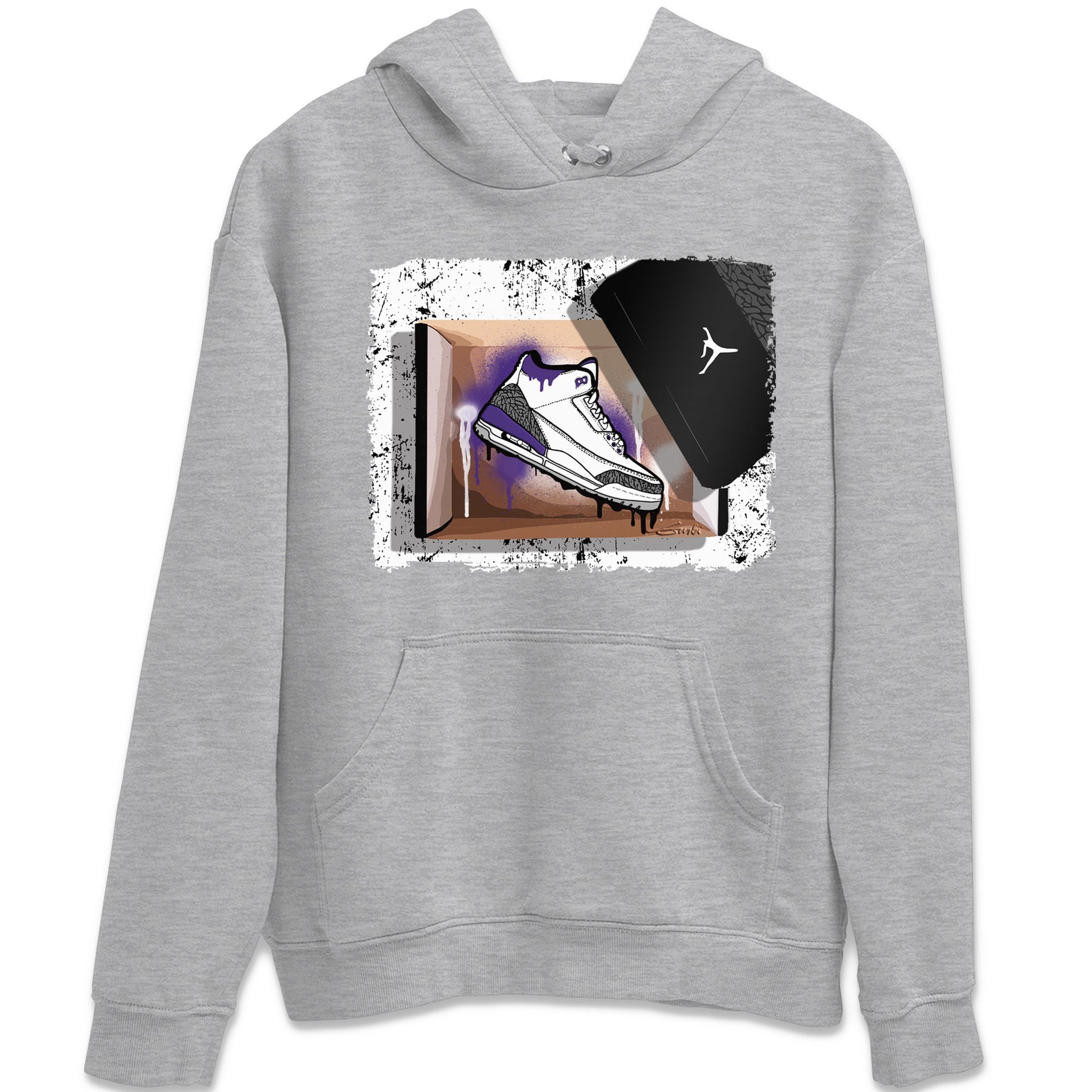 Jordan 3 Dark Iris Sneaker Match Tees New Kicks Sneaker Tees Jordan 3 Dark Iris Sneaker Release Tees Unisex Shirts