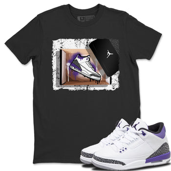 Jordan 3 Dark Iris Sneaker Match Tees New Kicks Sneaker Tees Jordan 3 Dark Iris Sneaker Release Tees Unisex Shirts