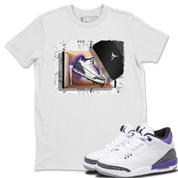 Jordan 3 Dark Iris Sneaker Match Tees New Kicks Sneaker Tees Jordan 3 Dark Iris Sneaker Release Tees Unisex Shirts