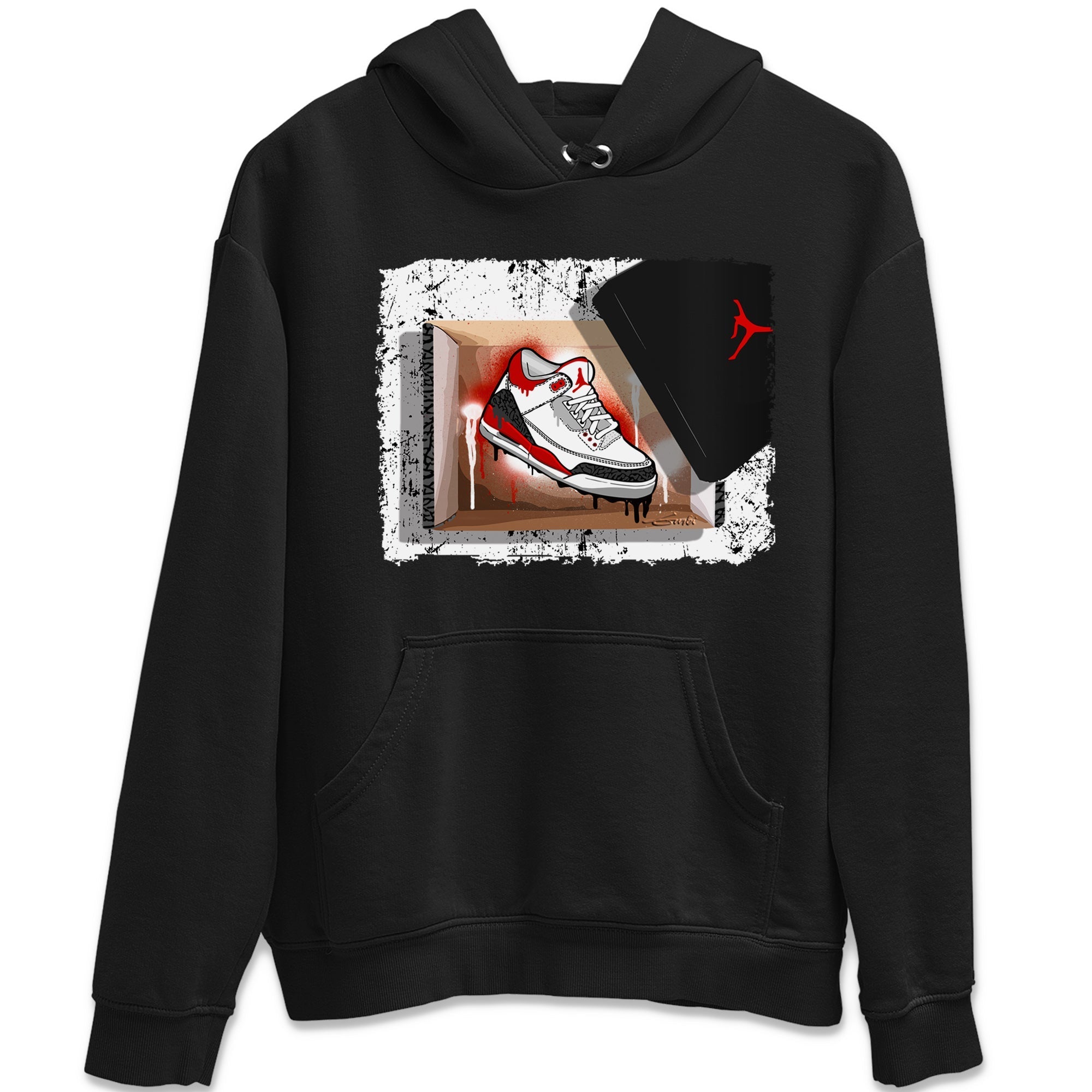 Jordan 3 Fire Red Sneaker Match Tees New Kicks Sneaker Tees Jordan 3 Fire Red Sneaker Release Tees Unisex Shirts