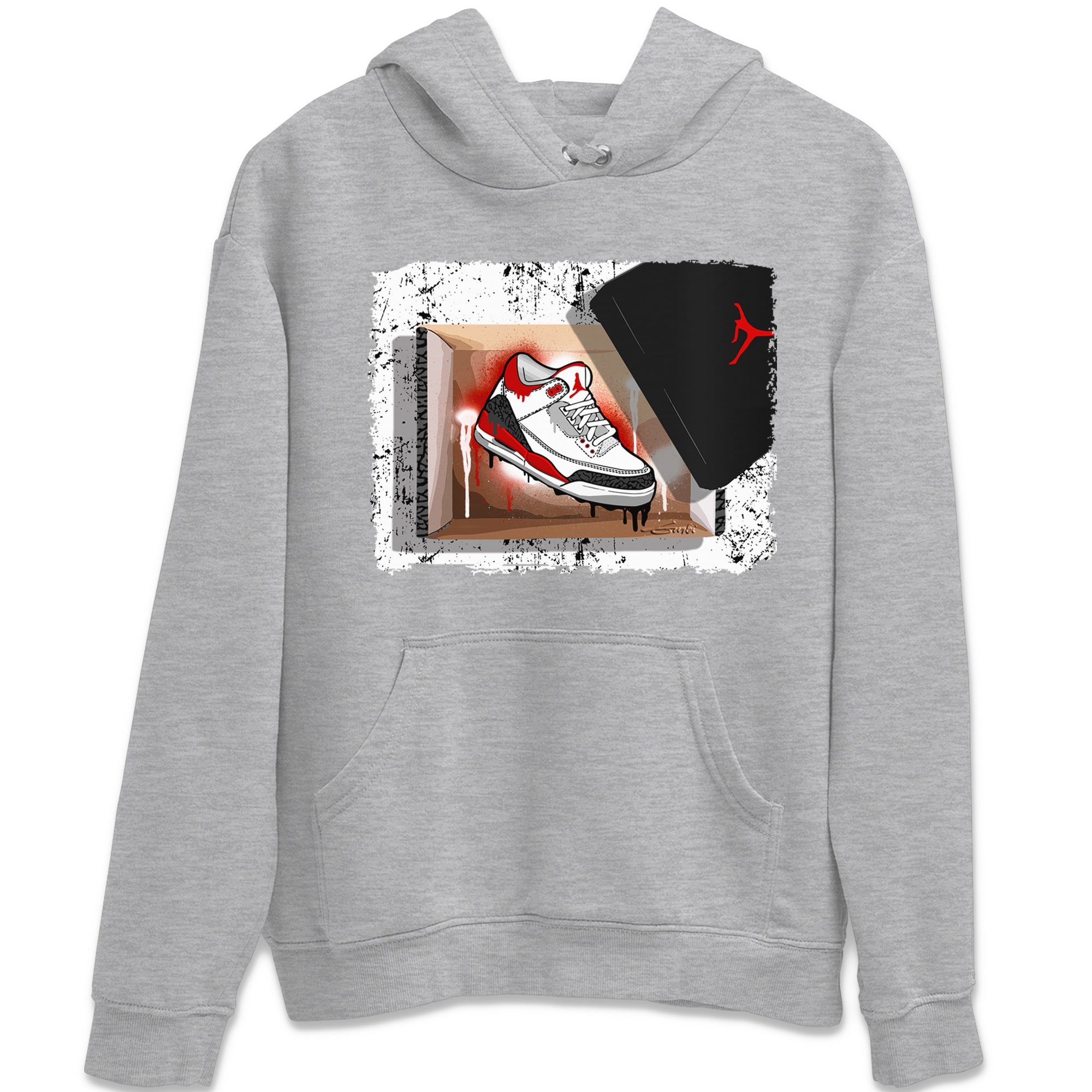 Jordan 3 Fire Red Sneaker Match Tees New Kicks Sneaker Tees Jordan 3 Fire Red Sneaker Release Tees Unisex Shirts