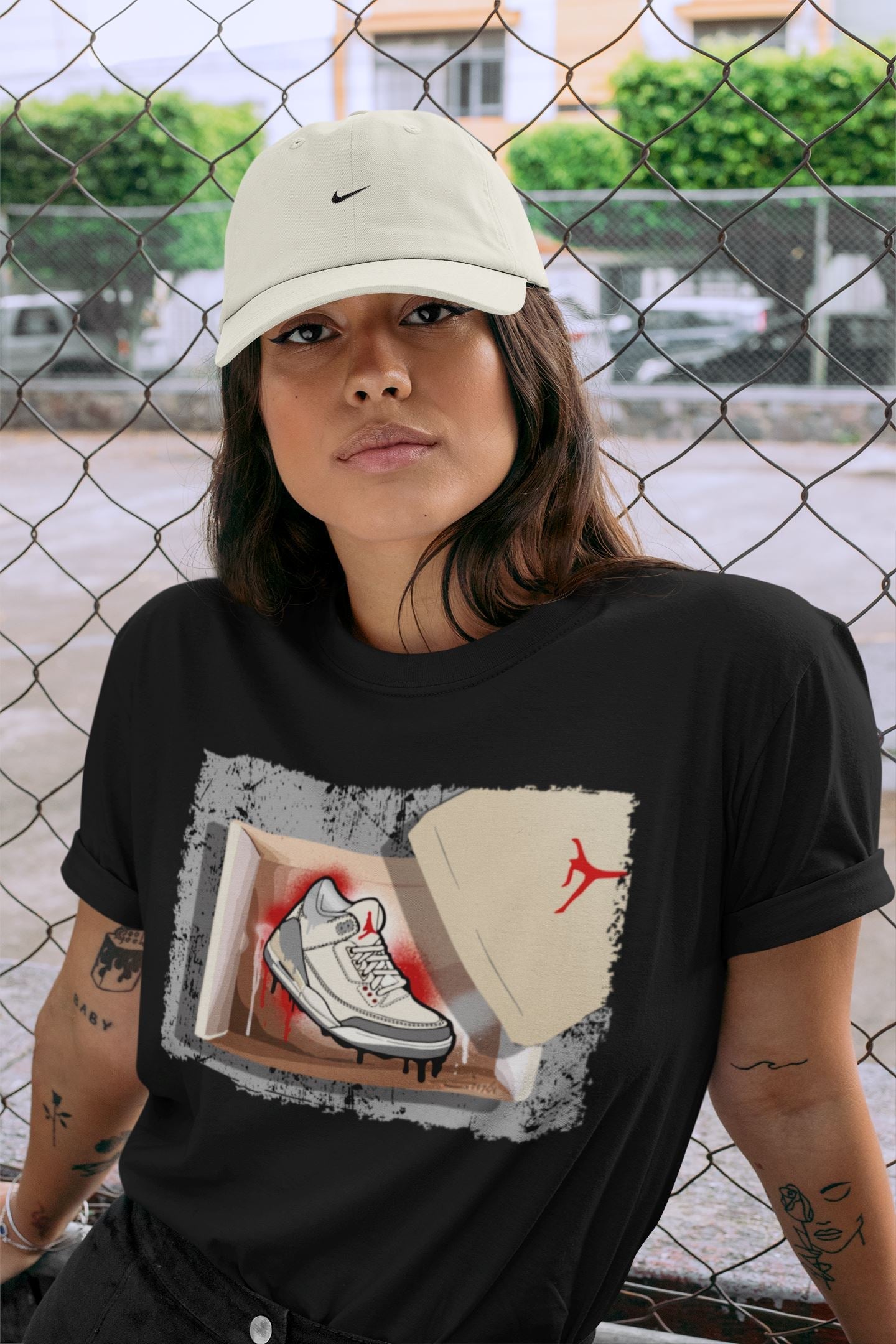 New Kicks Unisex Tops - Air Jordan 3 Muslin
