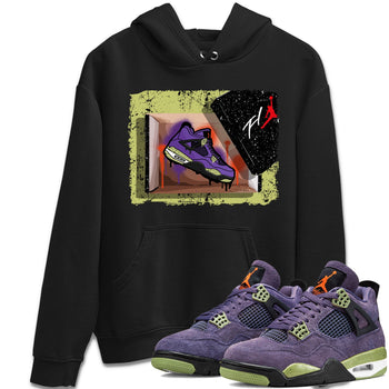 Jordan 4 Canyon Purple Sneaker Match Tees New Kicks Sneaker Tees Jordan 4 Canyon Purple Sneaker Release Tees Unisex Shirts