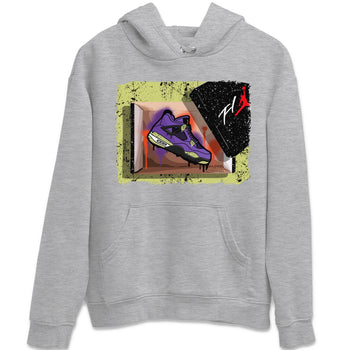 Jordan 4 Canyon Purple Sneaker Match Tees New Kicks Sneaker Tees Jordan 4 Canyon Purple Sneaker Release Tees Unisex Shirts