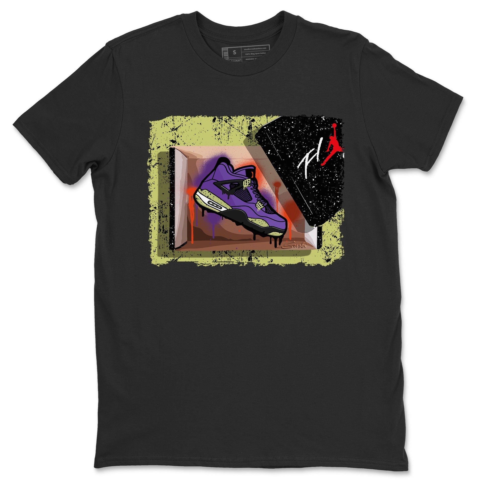 Jordan 4 Canyon Purple Sneaker Match Tees New Kicks Sneaker Tees Jordan 4 Canyon Purple Sneaker Release Tees Unisex Shirts