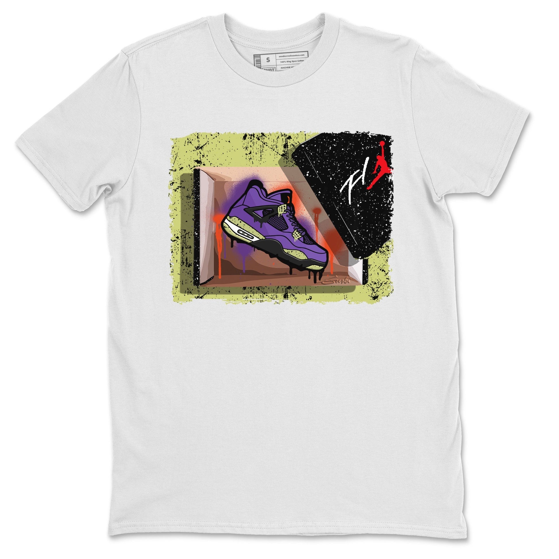 Jordan 4 Canyon Purple Sneaker Match Tees New Kicks Sneaker Tees Jordan 4 Canyon Purple Sneaker Release Tees Unisex Shirts