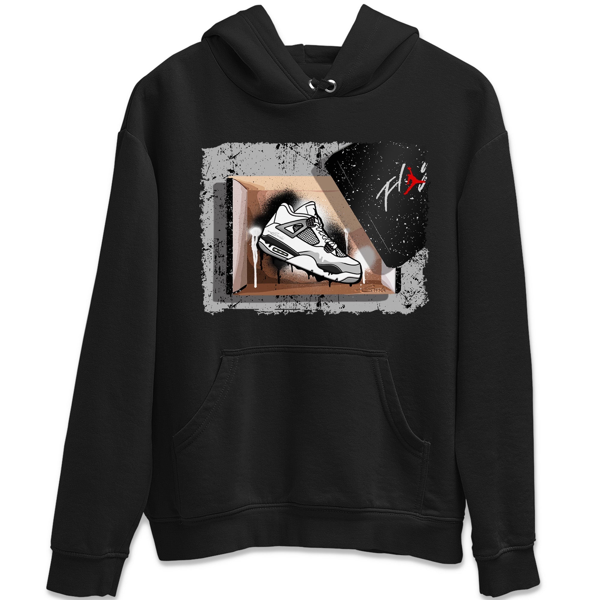 Jordan 4 Military Black Sneaker Match Tees New Kicks Sneaker Tees Jordan 4 Military Black Sneaker Release Tees Unisex Shirts