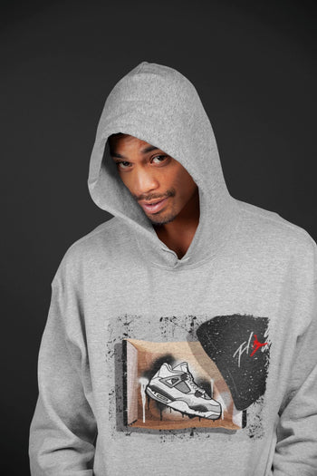 Jordan 4 Military Black Sneaker Match Tees New Kicks Sneaker Tees Jordan 4 Military Black Sneaker Release Tees Unisex Shirts