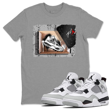 Jordan 4 Military Black Sneaker Match Tees New Kicks Sneaker Tees Jordan 4 Military Black Sneaker Release Tees Unisex Shirts