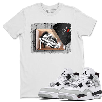 Jordan 4 Military Black Sneaker Match Tees New Kicks Sneaker Tees Jordan 4 Military Black Sneaker Release Tees Unisex Shirts