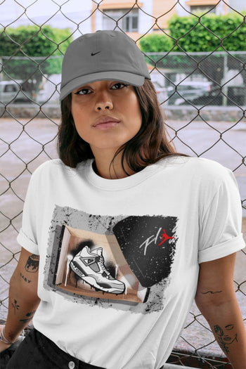 Jordan 4 Military Black Sneaker Match Tees New Kicks Sneaker Tees Jordan 4 Military Black Sneaker Release Tees Unisex Shirts