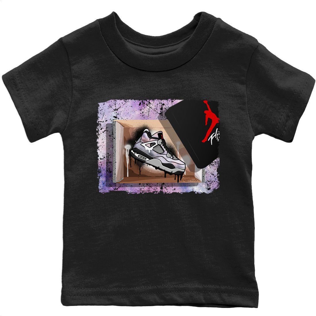 Jordan 4 Zen Master Sneaker Match Tees New Kicks Sneaker Tees Jordan 4 Zen Master Sneaker Release Tees Kids Shirts