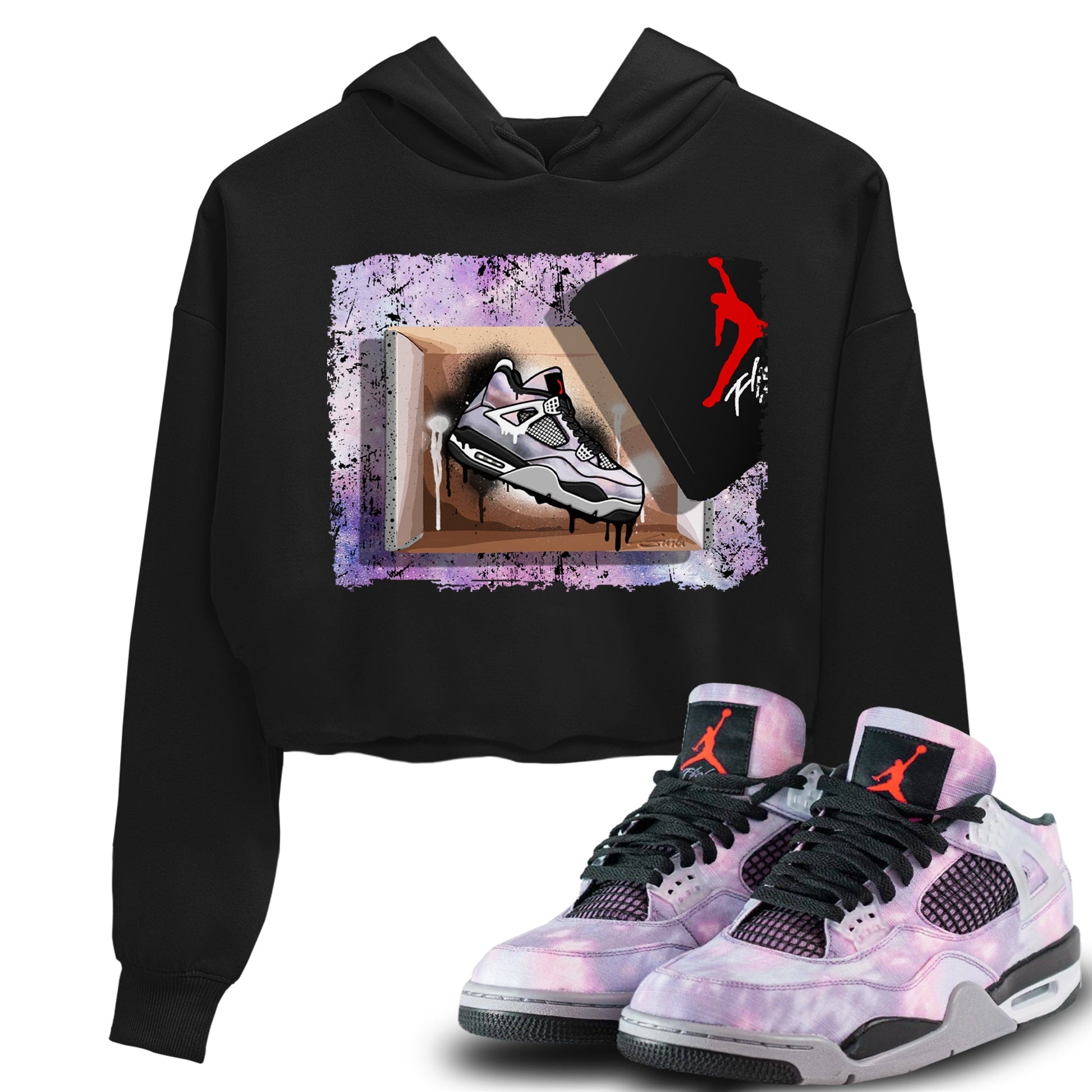 Jordan 4 Zen Master Sneaker Match Tees New Kicks Sneaker Tees Jordan 4 Zen Master Sneaker Release Tees Women's Shirts