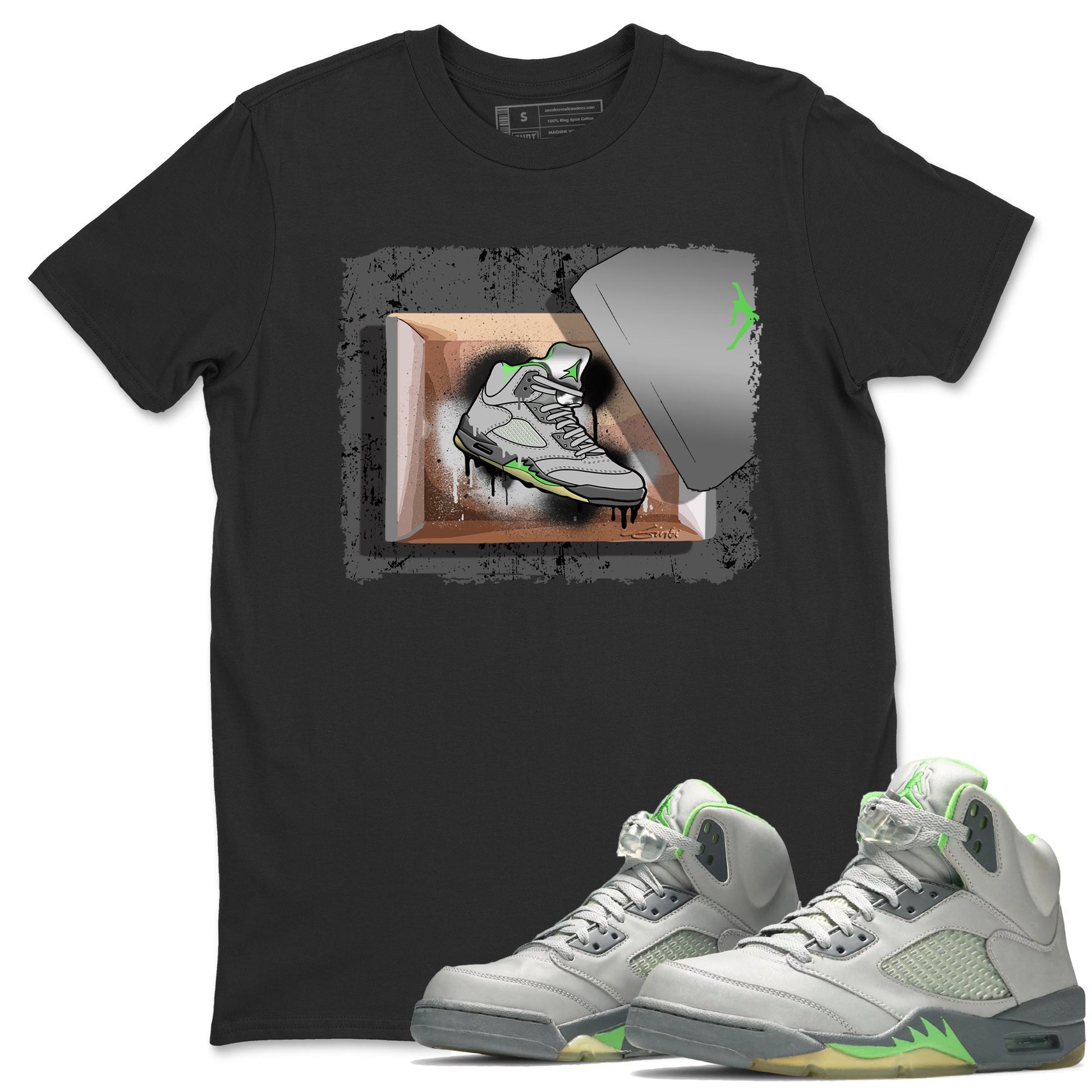Jordan 5 Green Bean Sneaker Match Tees New Kicks Sneaker Tees Jordan 5 Green Bean Sneaker Release Tees Unisex Shirts