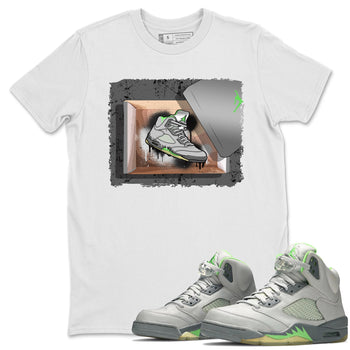 Jordan 5 Green Bean Sneaker Match Tees New Kicks Sneaker Tees Jordan 5 Green Bean Sneaker Release Tees Unisex Shirts