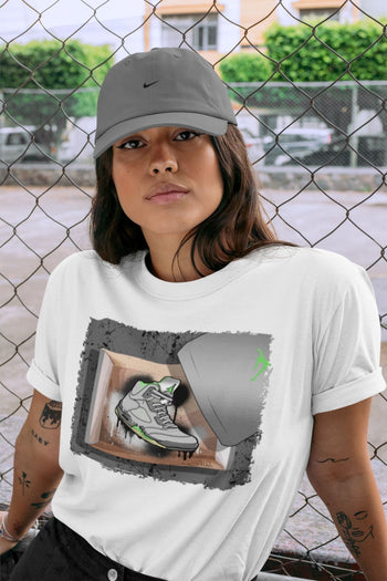 Jordan 5 Green Bean Sneaker Match Tees New Kicks Sneaker Tees Jordan 5 Green Bean Sneaker Release Tees Unisex Shirts