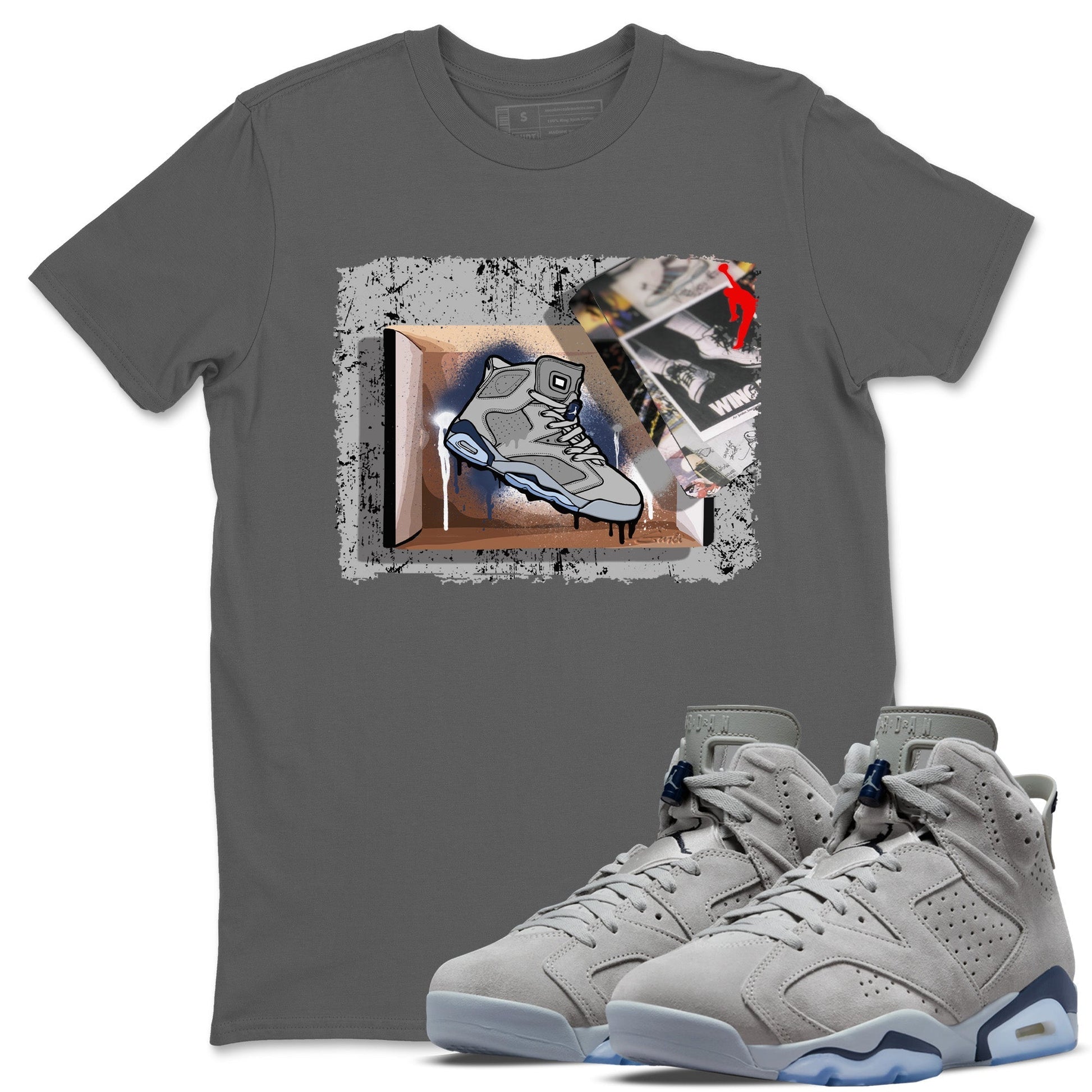 Jordan 6 Georgetown Sneaker Match Tees New Kicks Sneaker Tees Jordan 6 Georgetown Sneaker Release Tees Unisex Shirts