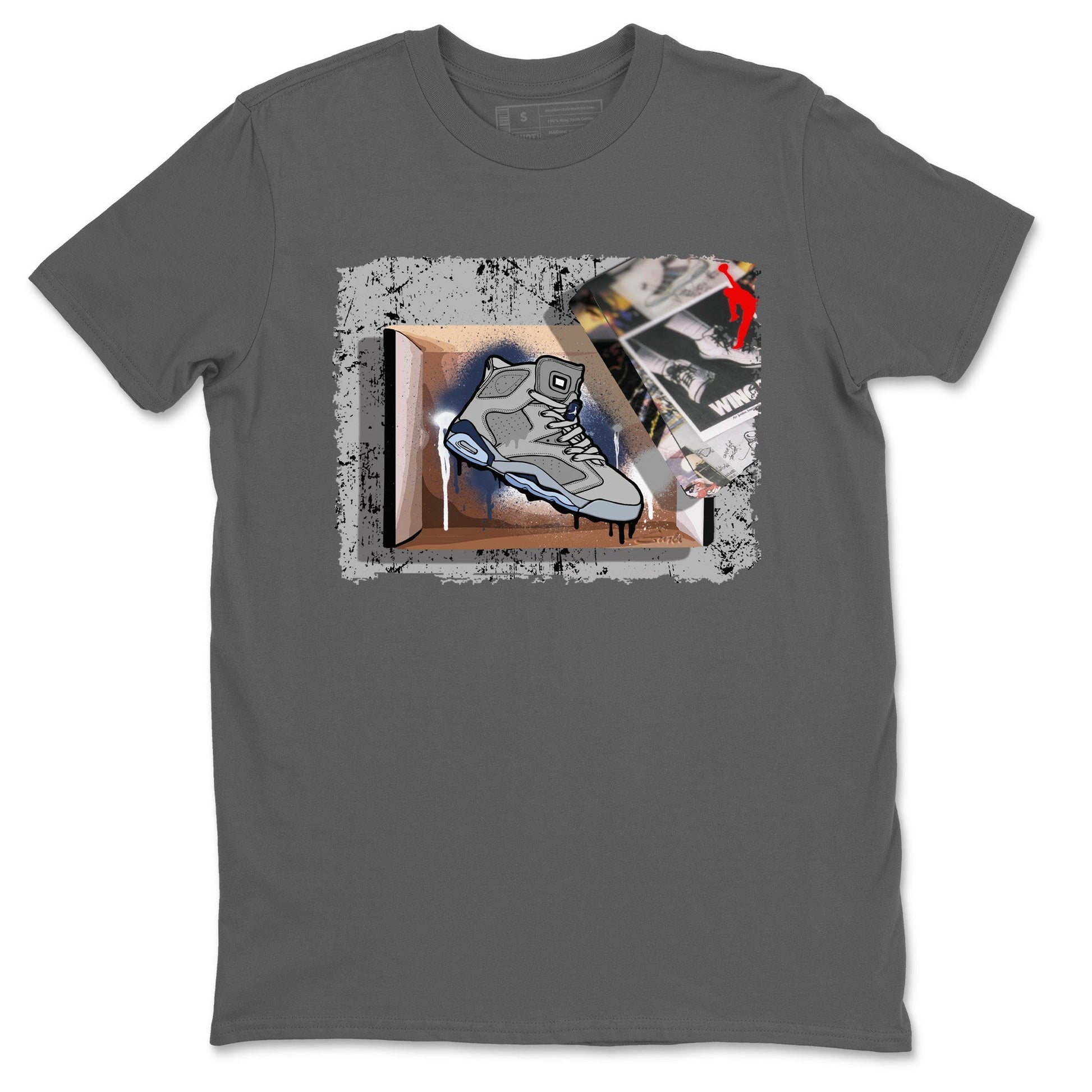 Jordan 6 Georgetown Sneaker Match Tees New Kicks Sneaker Tees Jordan 6 Georgetown Sneaker Release Tees Unisex Shirts