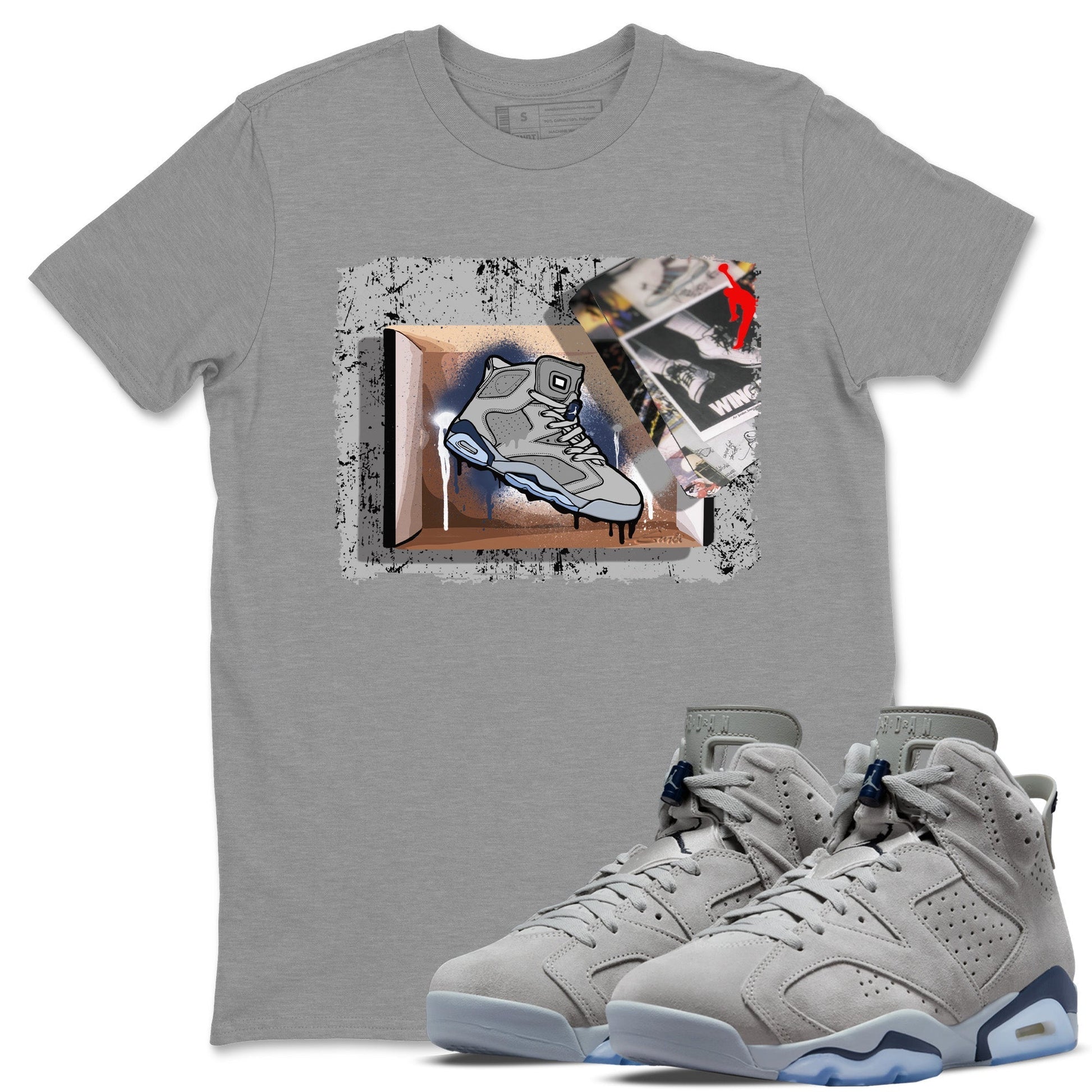 Jordan 6 Georgetown Sneaker Match Tees New Kicks Sneaker Tees Jordan 6 Georgetown Sneaker Release Tees Unisex Shirts