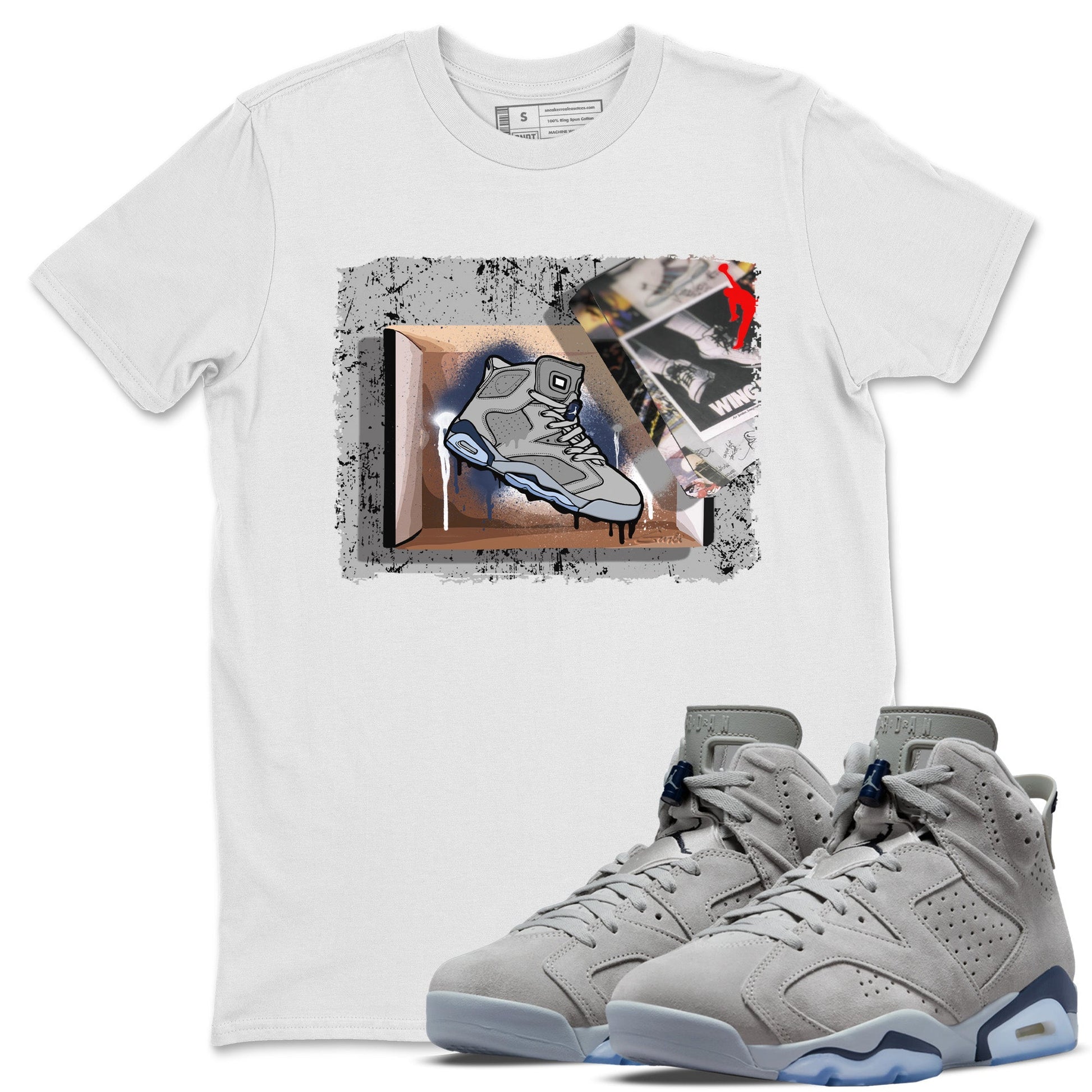 Jordan 6 Georgetown Sneaker Match Tees New Kicks Sneaker Tees Jordan 6 Georgetown Sneaker Release Tees Unisex Shirts