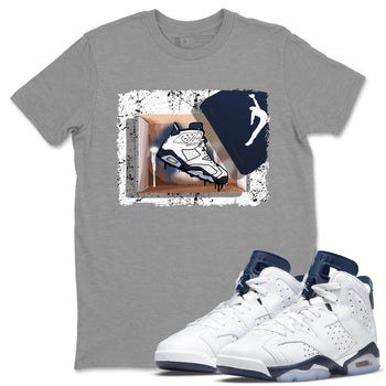 Jordan 6 Midnight Navy Sneaker Match Tees New Kicks Sneaker Tees Jordan 6 Midnight Navy Sneaker Release Tees Unisex Shirts