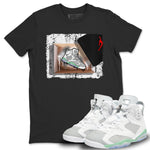 Jordan 6 Mint Foam Sneaker Match Tees New Kicks Sneaker Tees Jordan 6 Mint Foam Sneaker Release Tees Unisex Shirts