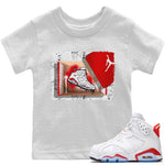 Jordan 6 Red Velvet Cookies Sneaker Match Tees New Kicks Sneaker Tees Jordan 6 Red Velvet Cookies Sneaker Release Tees Kids Shirts