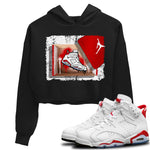 Jordan 6 Red Velvet Cookies Sneaker Match Tees New Kicks Sneaker Tees Jordan 6 Red Velvet Cookies Sneaker Release Tees Women's Shirts