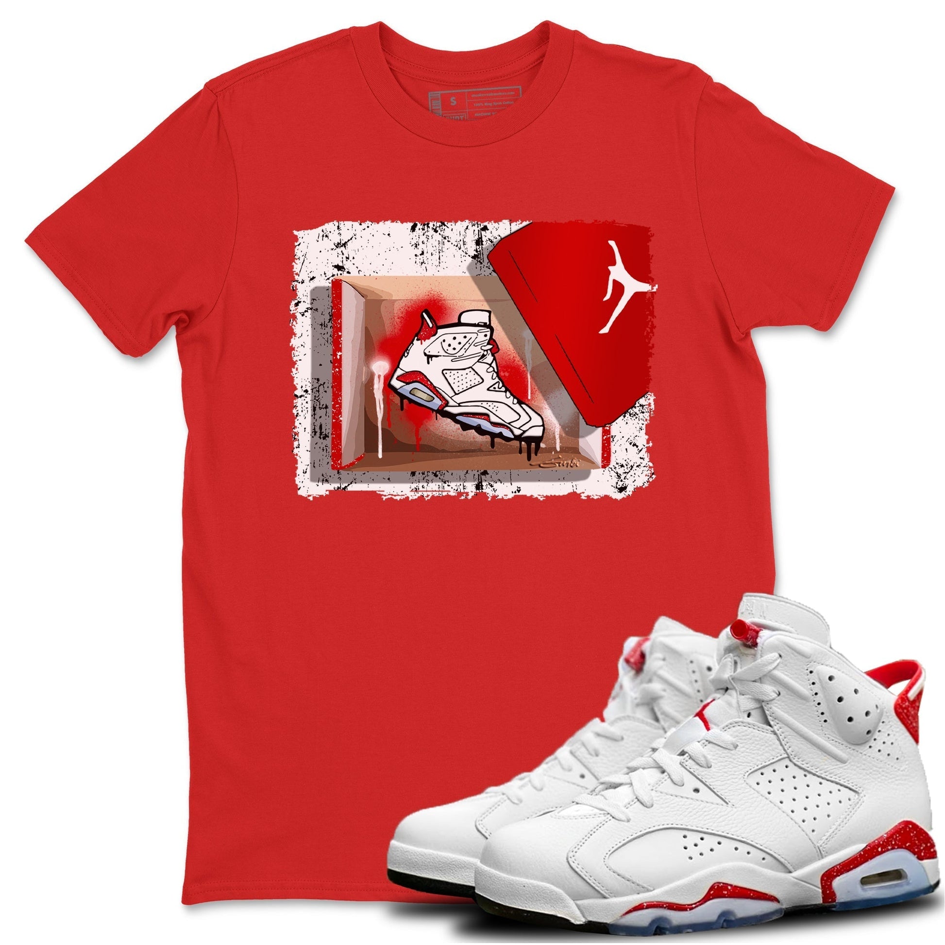 Jordan 6 Red Velvet Cookies Sneaker Match Tees New Kicks Sneaker Tees Jordan 6 Red Velvet Cookies Sneaker Release Tees Unisex Shirts