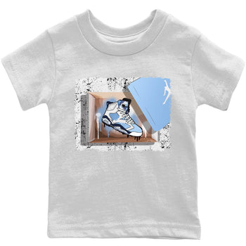 Jordan 6 UNC Sneaker Match Tees New Kicks Sneaker Tees Jordan 6 UNC Sneaker Release Tees Kids Shirts