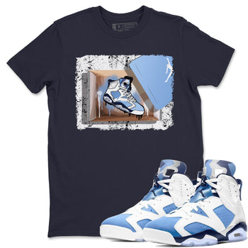 Jordan 6 UNC Sneaker Match Tees New Kicks Sneaker Tees Jordan 6 UNC Sneaker Release Tees Unisex Shirts