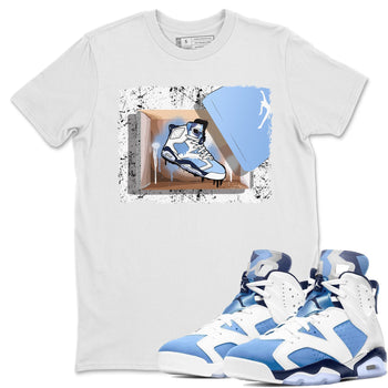 Jordan 6 UNC Sneaker Match Tees New Kicks Sneaker Tees Jordan 6 UNC Sneaker Release Tees Unisex Shirts