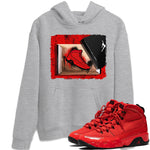 Jordan 9 Chile Red Sneaker Match Tees New Kicks Sneaker Tees Jordan 9 Chile Red Sneaker Release Tees Unisex Shirts