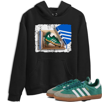 Adidas Samba Collegiate Green Gum shirt to match jordans New Kicks sneaker tees Samba Collegiate Green Gum SNRT Sneaker Release Tees Unisex Black 1 T-Shirt