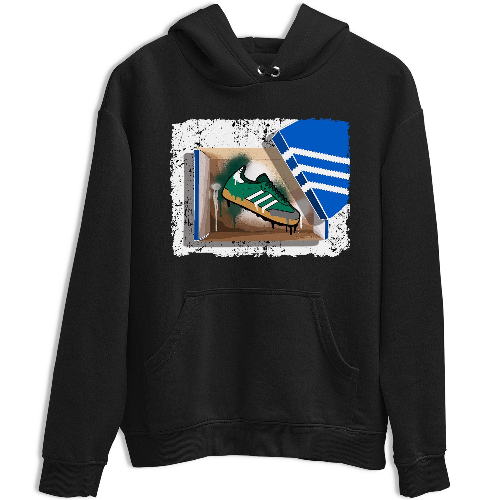 Adidas Samba Collegiate Green Gum shirt to match jordans New Kicks sneaker tees Samba Collegiate Green Gum SNRT Sneaker Release Tees Unisex Black 2 T-Shirt
