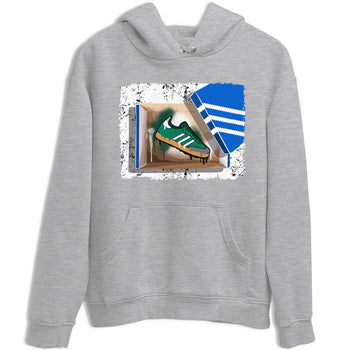 Adidas Samba Collegiate Green Gum shirt to match jordans New Kicks sneaker tees Samba Collegiate Green Gum SNRT Sneaker Release Tees Unisex Heather Grey 2 T-Shirt
