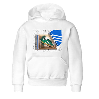 Adidas Samba Collegiate Green Gum shirt to match jordans New Kicks sneaker tees Samba Collegiate Green Gum SNRT Sneaker Release Tees Baby Toddler White 2 T-Shirt