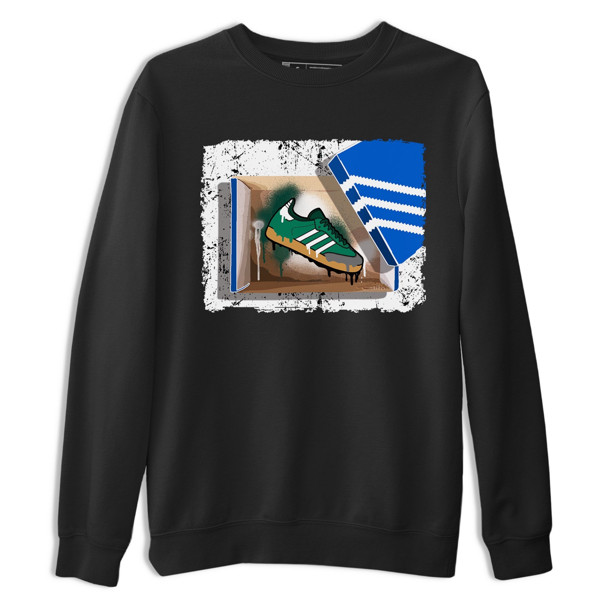 Adidas Samba Collegiate Green Gum shirt to match jordans New Kicks sneaker tees Samba Collegiate Green Gum SNRT Sneaker Release Tees Unisex Black 2 T-Shirt