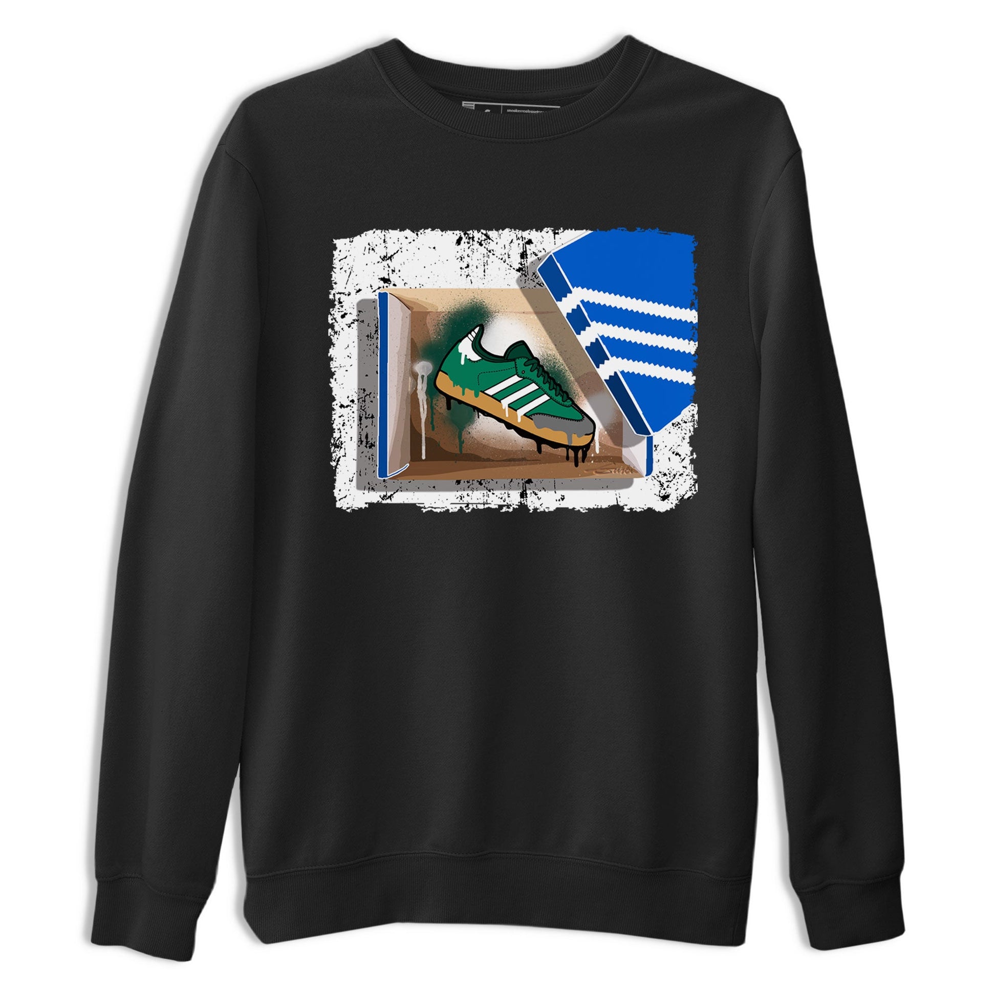 Adidas Samba Collegiate Green Gum shirt to match jordans New Kicks sneaker tees Samba Collegiate Green Gum SNRT Sneaker Release Tees Unisex Black 2 T-Shirt