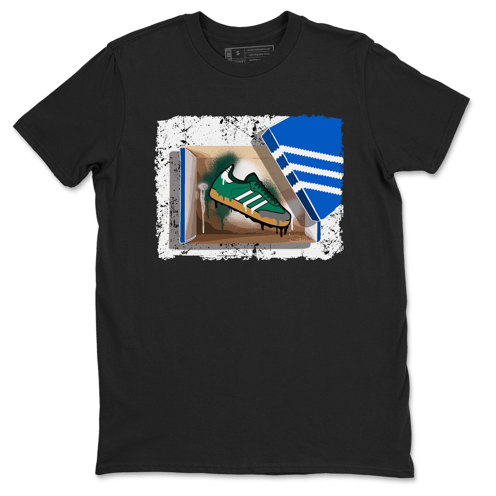 Adidas Samba Collegiate Green Gum shirt to match jordans New Kicks sneaker tees Samba Collegiate Green Gum SNRT Sneaker Release Tees Unisex Black 2 T-Shirt