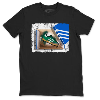 Adidas Samba Collegiate Green Gum shirt to match jordans New Kicks sneaker tees Samba Collegiate Green Gum SNRT Sneaker Release Tees Unisex Black 2 T-Shirt
