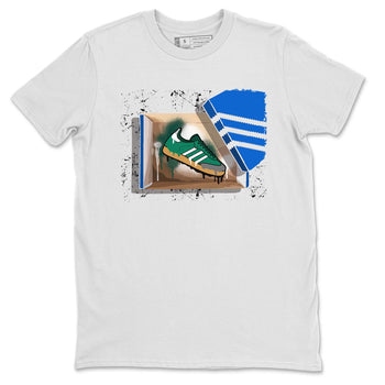 Adidas Samba Collegiate Green Gum shirt to match jordans New Kicks sneaker tees Samba Collegiate Green Gum SNRT Sneaker Release Tees Unisex White 2 T-Shirt