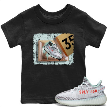 Yeezy 350 Blue Tint Sneaker Match Tees New Kicks Sneaker Tees Yeezy 350 Blue Tint Sneaker Release Tees Kids Shirts