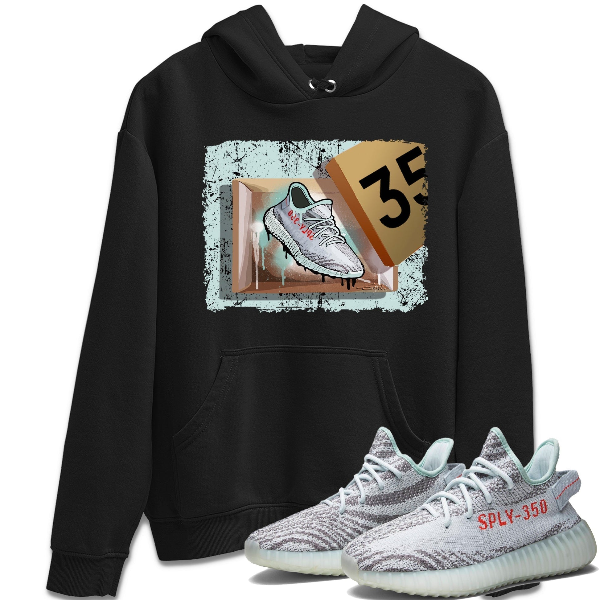 Yeezy 350 Blue Tint Sneaker Match Tees New Kicks Sneaker Tees Yeezy 350 Blue Tint Sneaker Release Tees Unisex Shirts