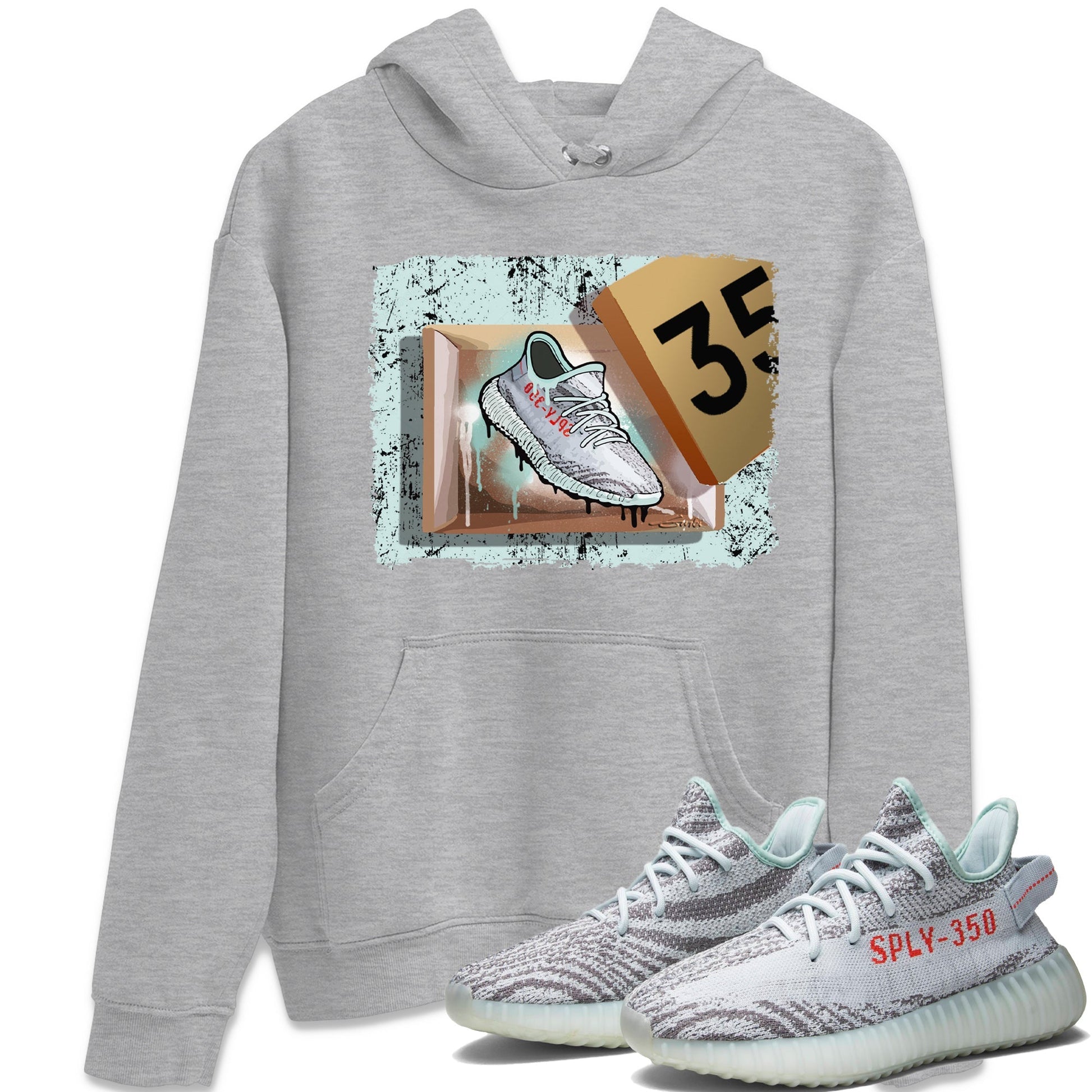 Yeezy 350 Blue Tint Sneaker Match Tees New Kicks Sneaker Tees Yeezy 350 Blue Tint Sneaker Release Tees Unisex Shirts