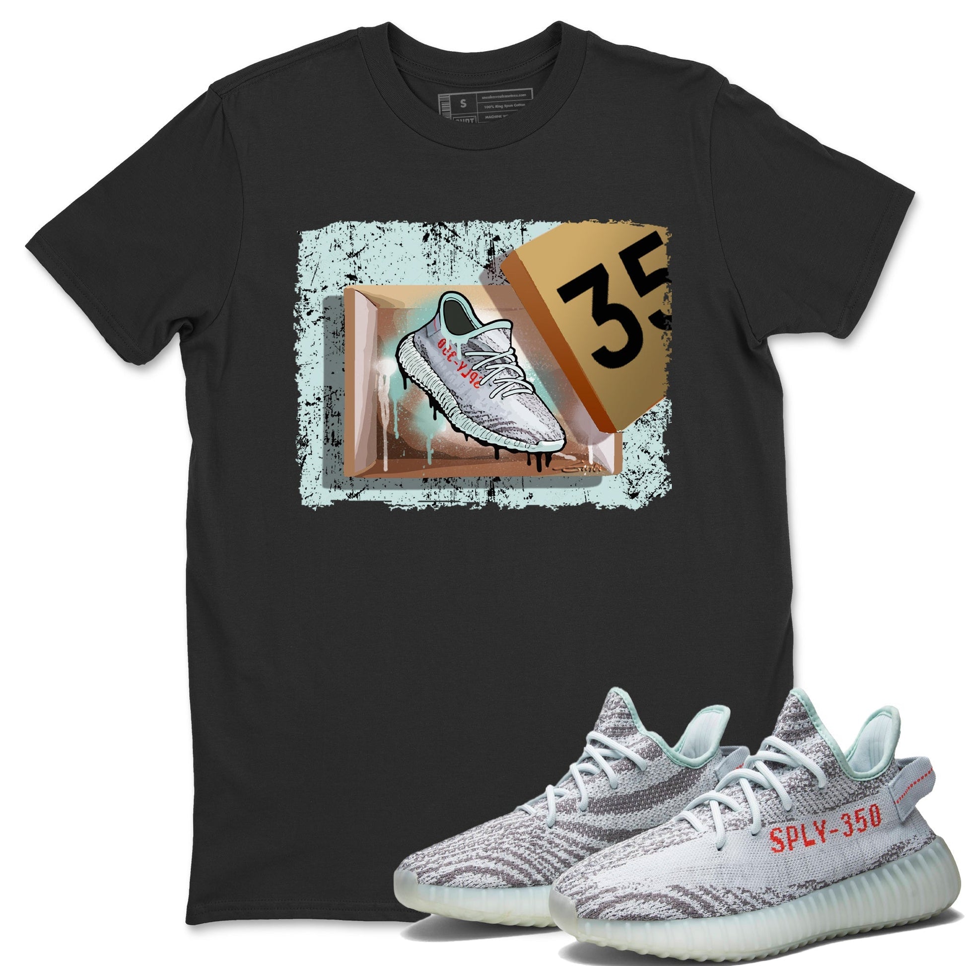 Yeezy 350 Blue Tint Sneaker Match Tees New Kicks Sneaker Tees Yeezy 350 Blue Tint Sneaker Release Tees Unisex Shirts