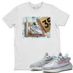 Yeezy 350 Blue Tint Sneaker Match Tees New Kicks Sneaker Tees Yeezy 350 Blue Tint Sneaker Release Tees Unisex Shirts