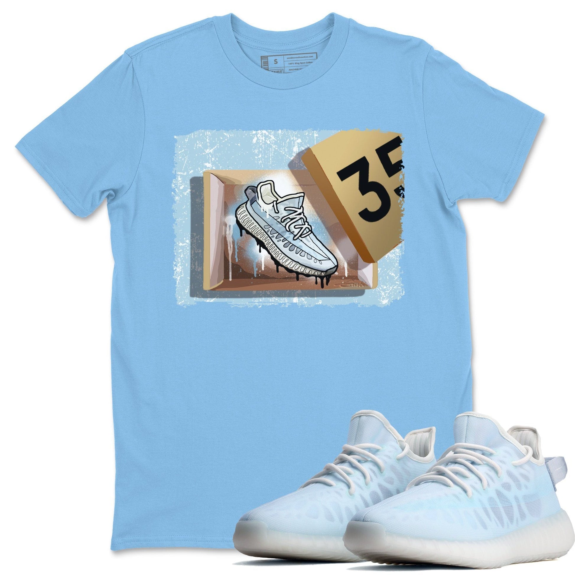 Yeezy 350 Mono Ice Sneaker Match Tees New Kicks Sneaker Tees Yeezy 350 Mono Ice Sneaker Release Tees Unisex Shirts
